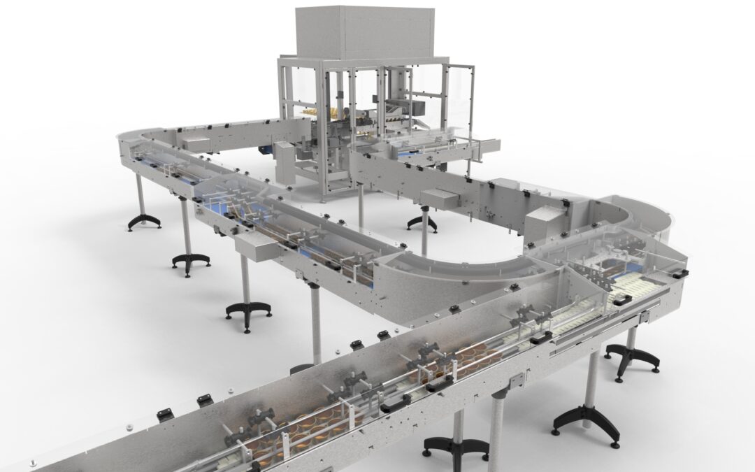 Línia alimentació termo segellat flams