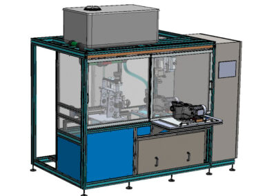 Pool pump test machine